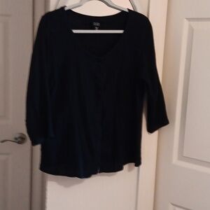 Eileen fisher 2 piece pant set black